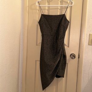 Grey and black sparkly dress